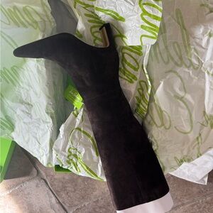 Gorgeous brand new Sam Edleman brown suede high  boots